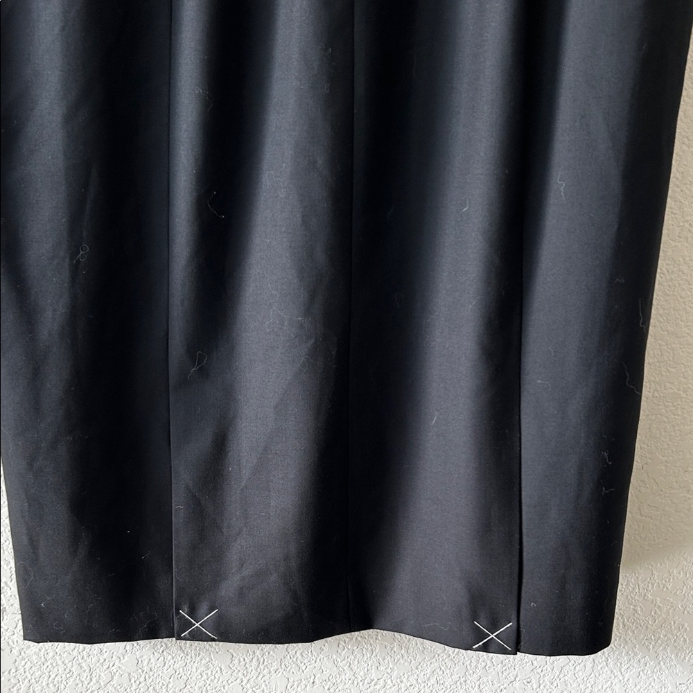 J. Crew Classic Black Midi Dress NWT 14T - Picture 7 of 9